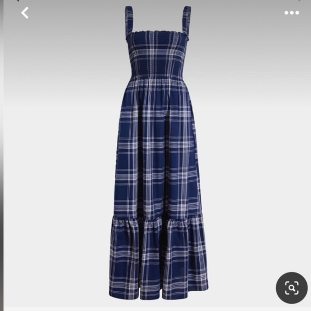 💤 Hill House Anjuli Nap Dress Navy Plaid Small
